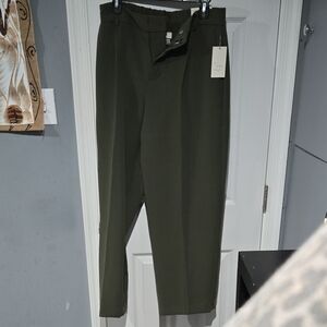 NWT Olive Green Wide-Leg  Pants